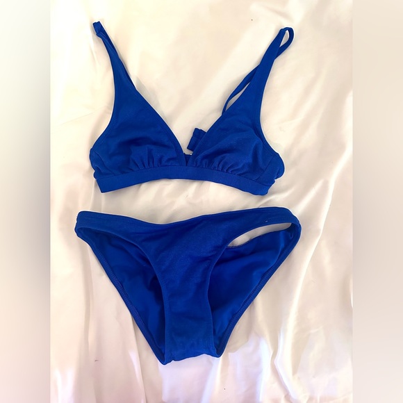 Target Swim Triangl Bikini Dupe This Is A Target Bikini With Royal
